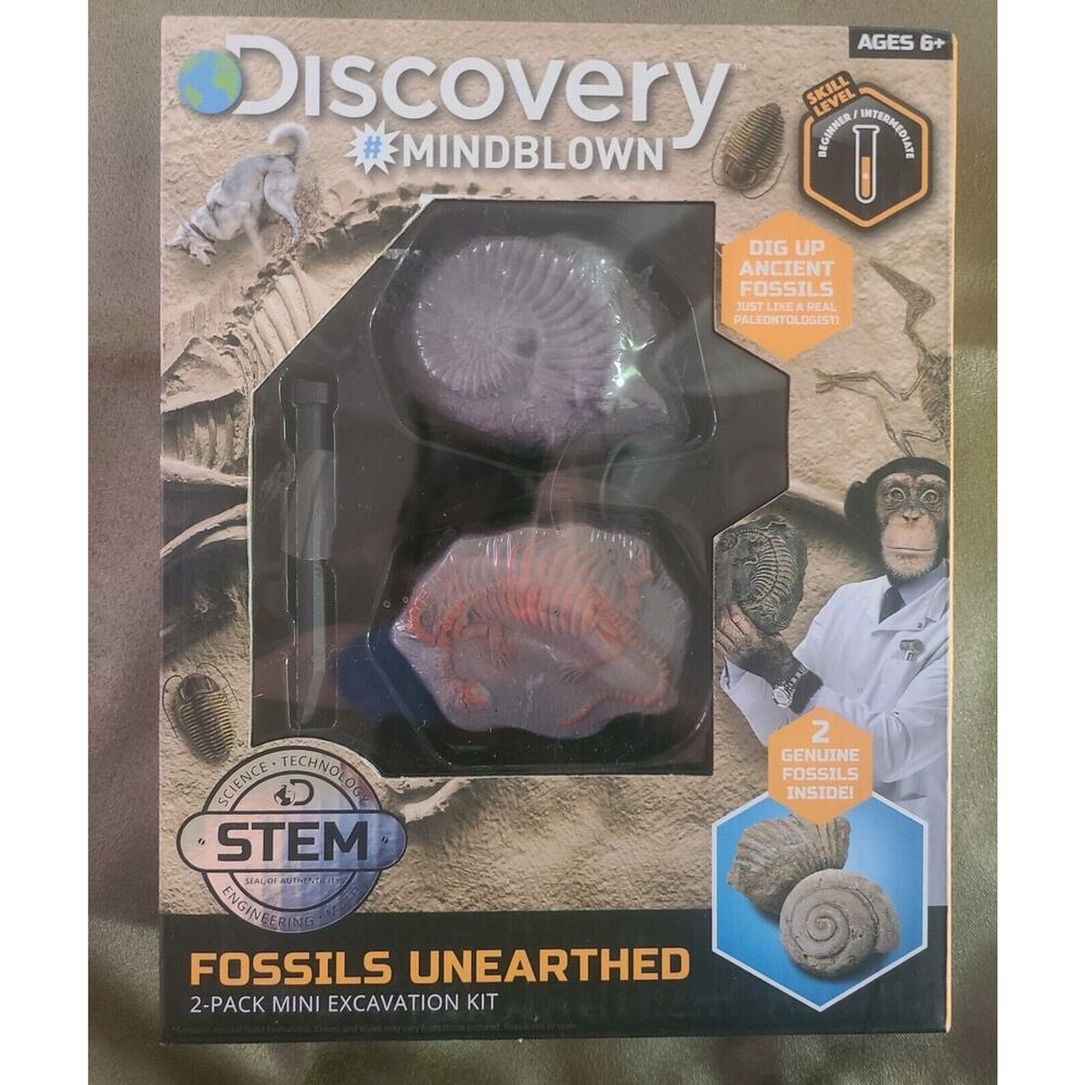 Lot Of 2 Discovery Mindblown Stem Family Activity Fossils Science Toy